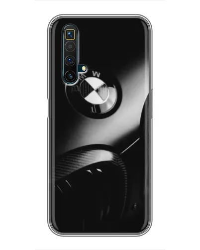 Чехол для Realme X50 с картинкой «Эмблема BMW — макро»