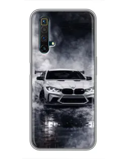 Чехол для Realme X50 с картинкой «BMW сквозь туман» Чехол для Realme X50 с картинкой «BMW сквозь туман»