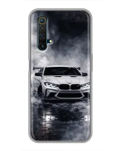 Чехол для Realme X50 с картинкой «BMW сквозь туман»