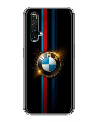 Чехол для Realme X50 с картинкой «BMW M-Power неон»