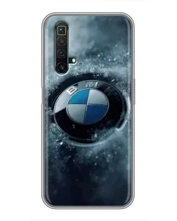 Чехол для Realme X50 с картинкой «Логотип BMW — лед» Чехол для Realme X50 с картинкой «Логотип BMW — лед»