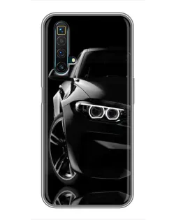 Чехол для Realme X50 с картинкой «Черная BMW — профиль» Чехол для Realme X50 с картинкой «Черная BMW — профиль»
