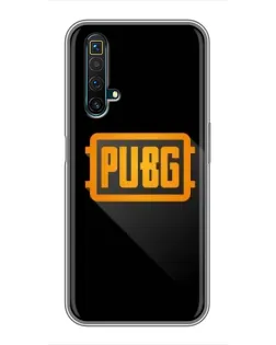 Чехол для Realme X50 с картинкой «PUBG — рамка лого»