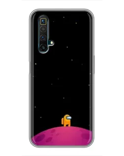 Чехол для Realme X50 с картинкой «Одинокий герой на планете»