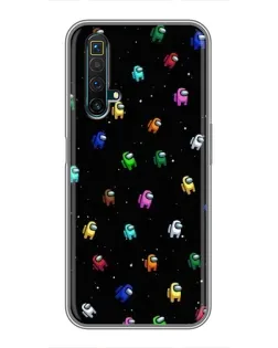 Чехол для Realme X50 с картинкой «Экипаж Among Us»
