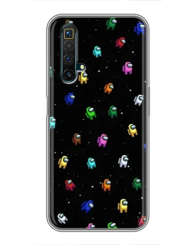 Чехол для Realme X50 с картинкой «Экипаж Among Us»