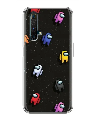 Чехол для Realme X50 с картинкой «Космический паттерн Among Us»