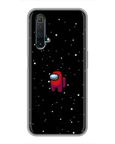 Чехол для Realme X50 с картинкой «Красный Among Us»