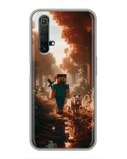 Чохол для Realme X50 з картинкою «Стів у лісі» Чохол для Realme X50 з картинкою «Стів у лісі»