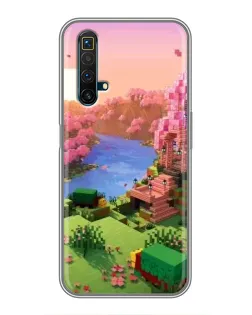 Чохол для Realme X50 з картинкою «Рожеве дерево Minecraft» Чохол для Realme X50 з картинкою «Рожеве дерево Minecraft»