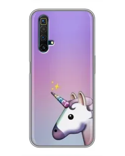 Чехол для Realme X50 с картинкой «Единорог градиент» Чехол для Realme X50 с картинкой «Единорог градиент»