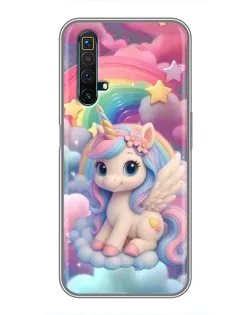 Чехол для Realme X50 с картинкой «Маленький единорог» Чехол для Realme X50 с картинкой «Маленький единорог»