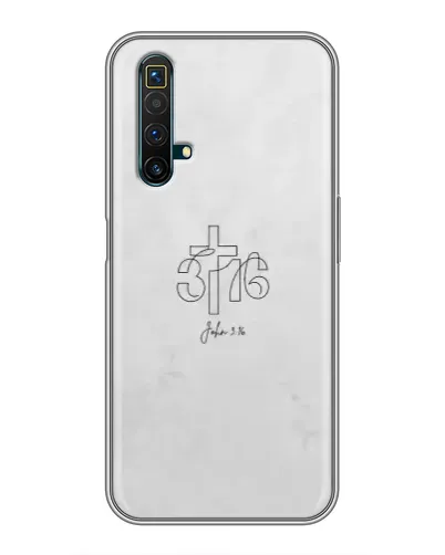 Чехол для Realme X50 с картинкой «Иоанна 3:16 Крест» Чехол для Realme X50 с картинкой «Иоанна 3:16 Крест»