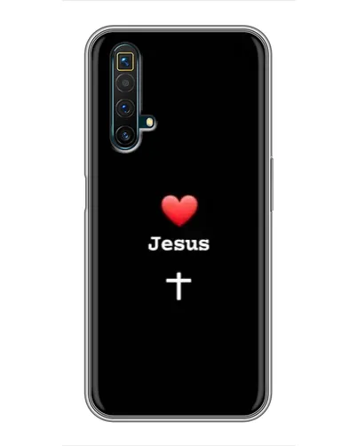 Чехол для Realme X50 с картинкой «Сердце - Jesus» Чехол для Realme X50 с картинкой «Сердце - Jesus»