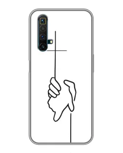 Чехол для Realme X50 с картинкой «Рука держит» Чехол для Realme X50 с картинкой «Рука держит»