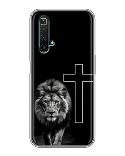 Чехол для Realme X50 с картинкой «Лев и Крест» Чехол для Realme X50 с картинкой «Лев и Крест»
