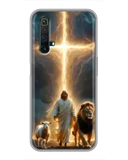 Чехол для Realme X50 с картинкой «Лев Иуды и Свет» Чехол для Realme X50 с картинкой «Лев Иуды и Свет»