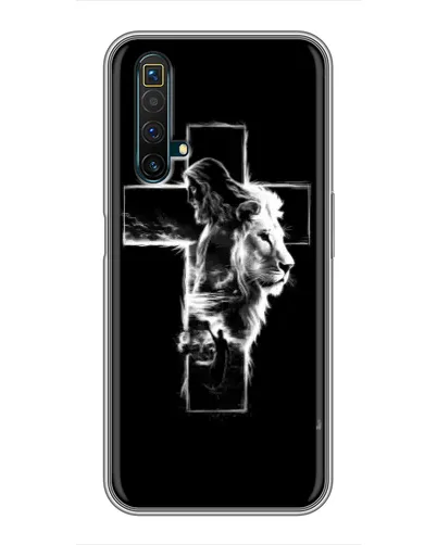 Чехол для Realme X50 с картинкой «Сияющий крест Jesus» Чехол для Realme X50 с картинкой «Сияющий крест Jesus»