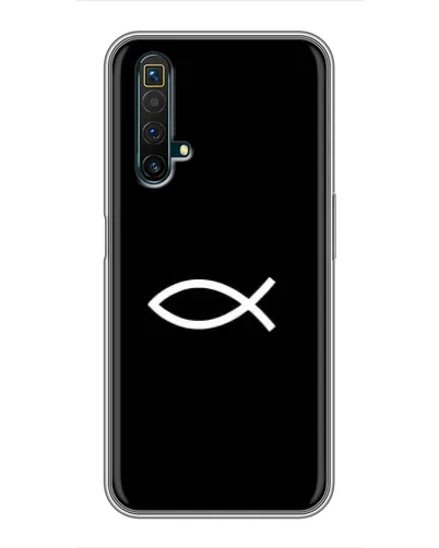 Чехол для Realme X50 с картинкой «Символ рыбы Jesus» Чехол для Realme X50 с картинкой «Символ рыбы Jesus»