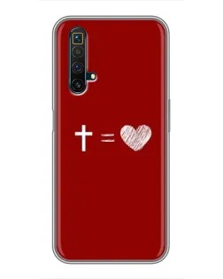 Чехол для Realme X50 с картинкой «Уравнение любви»