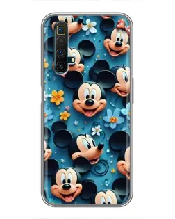 Чехол для Realme X50 с картинкой «Паттерн Микки и Минни»