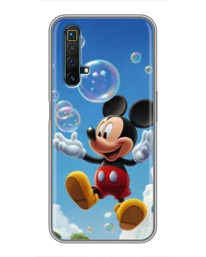 Чехол для Realme X50 с картинкой «Mickey и мыльные пузыри»
