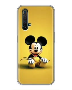 Чехол для Realme X50 с картинкой «Микки на желтом»