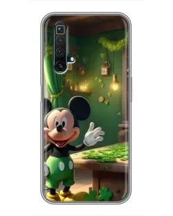 Чехол для Realme X50 с картинкой «Микки в мастерской»