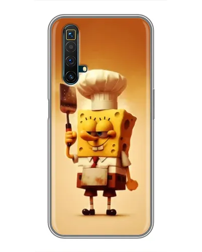 Чехол для Realme X50 с картинкой «Губка Боб повар» Чехол для Realme X50 с картинкой «Губка Боб повар»