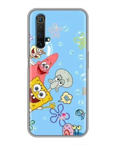 Чехол для Realme X50 с картинкой «Веселые пузырьки» Чехол для Realme X50 с картинкой «Веселые пузырьки»