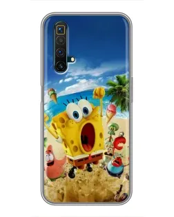 Чехол для Realme X50 с картинкой «Развлечения на пляже» Чехол для Realme X50 с картинкой «Развлечения на пляже»