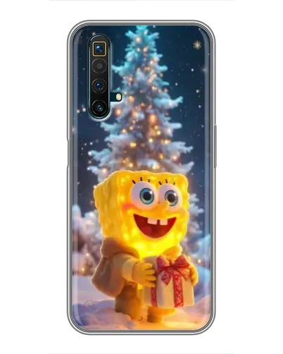 Чехол для Realme X50 с картинкой «Рождественский Спанч Боб» Чехол для Realme X50 с картинкой «Рождественский Спанч Боб»