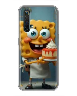 Чехол для Realme X50 с картинкой «Повар Спанч Боб» Чехол для Realme X50 с картинкой «Повар Спанч Боб»