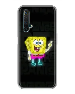 Чехол для Realme X50 с картинкой «Неоновый Губка Боб» Чехол для Realme X50 с картинкой «Неоновый Губка Боб»
