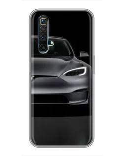 Чехол для Realme X50 с картинкой «Tesla Model S Look» Чехол для Realme X50 с картинкой «Tesla Model S Look»