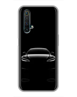 Чехол для Realme X50 с картинкой «Силуэт Tesla Night» Чехол для Realme X50 с картинкой «Силуэт Tesla Night»