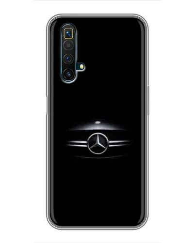 Чехол для Realme X50 с картинкой «Mercedes — абстрактные линии»