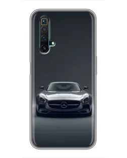 Чехол для Realme X50 с картинкой «Mercedes на черном» Чехол для Realme X50 с картинкой «Mercedes на черном»