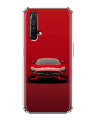 Чехол для Realme X50 с картинкой «Красный Mercedes AMG»