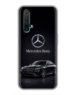 Чехол для Realme X50 с картинкой «Mercedes — решетка радиатора» Чехол для Realme X50 с картинкой «Mercedes — решетка радиатора»