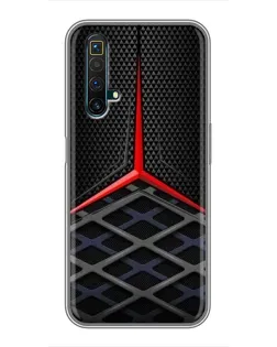 Чехол для Realme X50 с картинкой «Mercedes Carbon Grid» Чехол для Realme X50 с картинкой «Mercedes Carbon Grid»