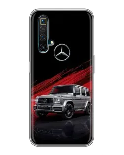 Чехол для Realme X50 с картинкой «Mercedes G-Class красный» Чехол для Realme X50 с картинкой «Mercedes G-Class красный»