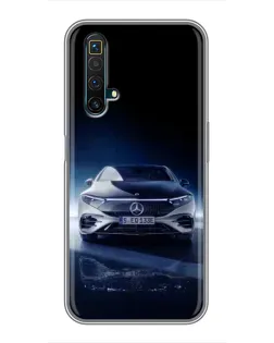Чехол для Realme X50 с картинкой «Ночной Mercedes EQ» Чехол для Realme X50 с картинкой «Ночной Mercedes EQ»