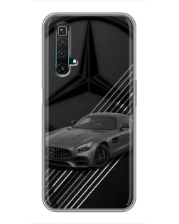 Чехол для Realme X50 с картинкой «Mercedes AMG — графика» Чехол для Realme X50 с картинкой «Mercedes AMG — графика»