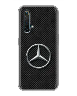 Чехол для Realme X50 с картинкой «Карбоновый Mercedes стиль» Чехол для Realme X50 с картинкой «Карбоновый Mercedes стиль»