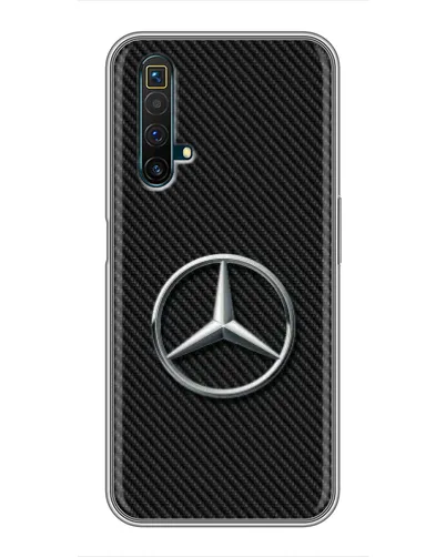 Чехол для Realme X50 с картинкой «Карбоновый Mercedes стиль» Чехол для Realme X50 с картинкой «Карбоновый Mercedes стиль»