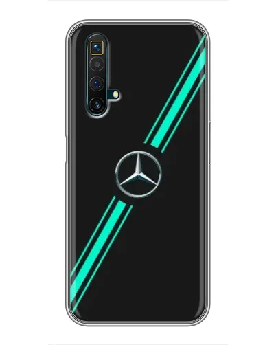 Чехол для Realme X50 с картинкой «Спортивные линии Mercedes» Чехол для Realme X50 с картинкой «Спортивные линии Mercedes»