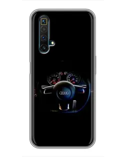 Чехол для Realme X50 с картинкой «Салон Audi — руль» Чехол для Realme X50 с картинкой «Салон Audi — руль»