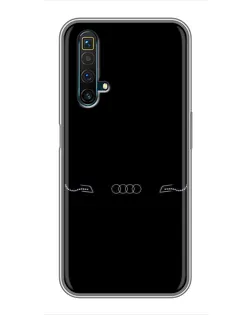 Чехол для Realme X50 с картинкой «Audi — световой подпись» Чехол для Realme X50 с картинкой «Audi — световой подпись»