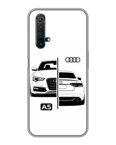 Чехол для Realme X50 с картинкой «Audi — контрастный дизайн» Чехол для Realme X50 с картинкой «Audi — контрастный дизайн»